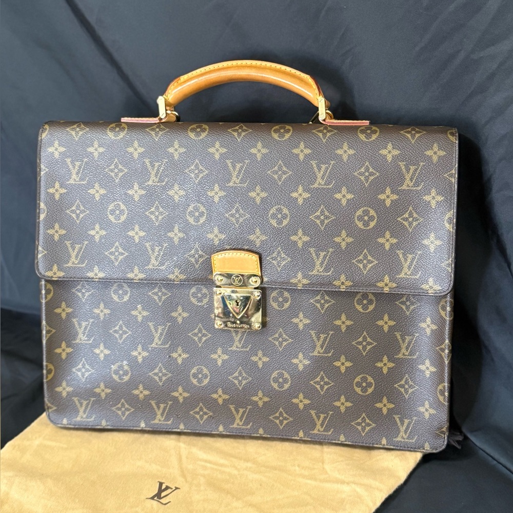 Louis Vuitton Monogram Serviette Conseiller Briefcase w/ strap & dust bag - Picture 2 of 13